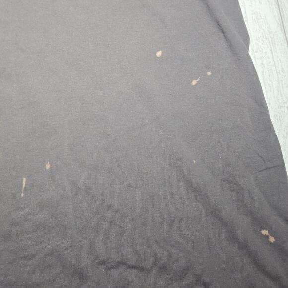 Tennessee Volunteers T-Shirt LARGE Gray Short Sleeve Distressed Thrashed Retro - Picture 3 of 5